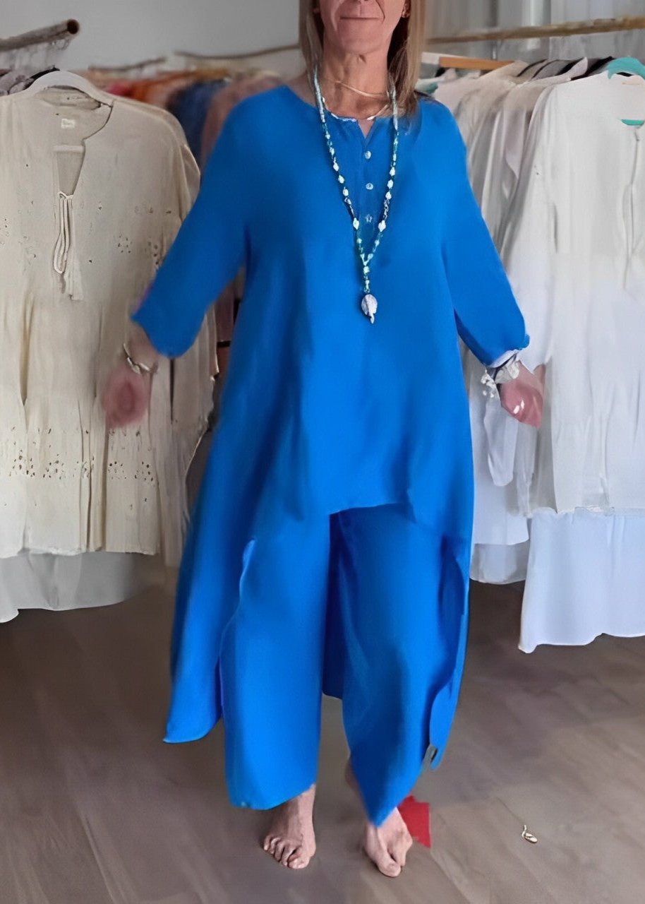 Conjunto de pantalón de lino