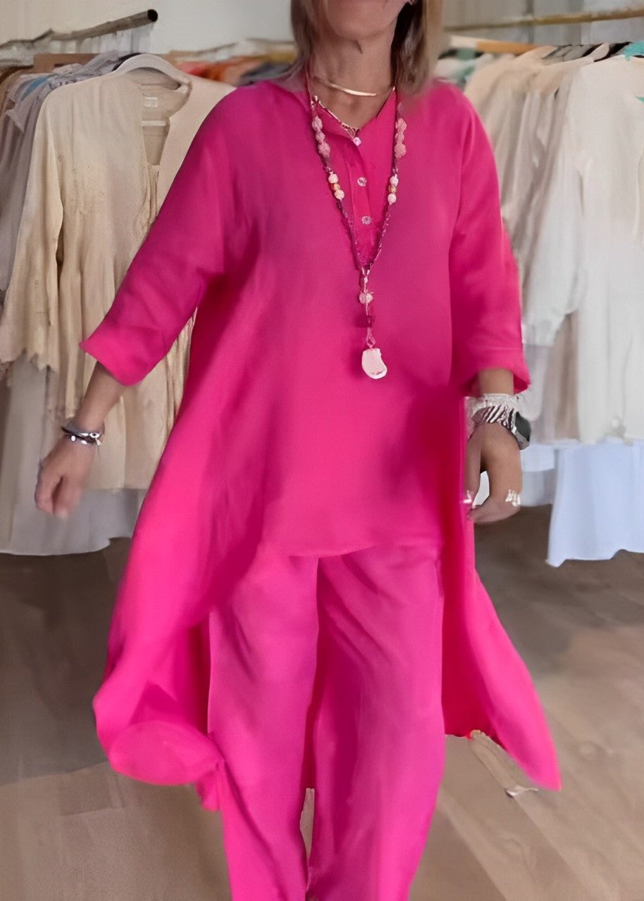 Conjunto de pantalón de lino
