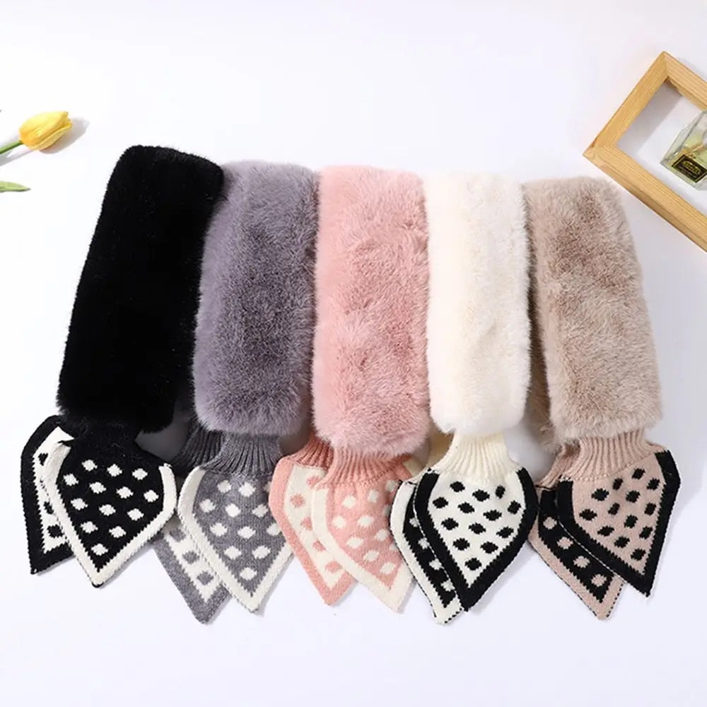 Tjock plyschscarf: säker värme och stil