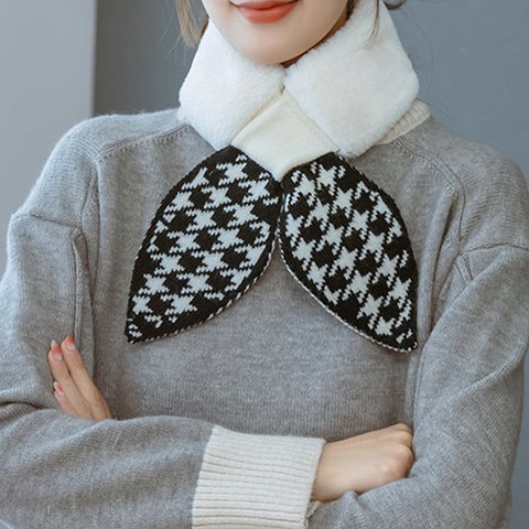 Tjock plyschscarf: säker värme och stil