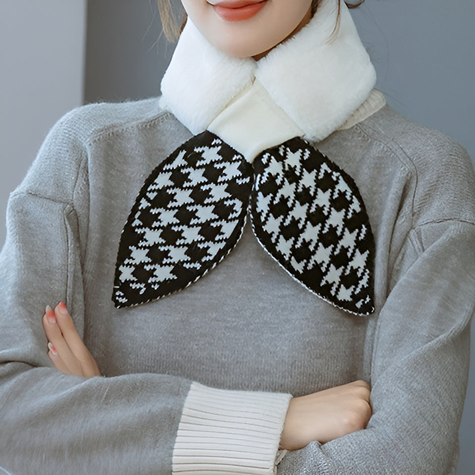 Tjock plyschscarf: säker värme och stil