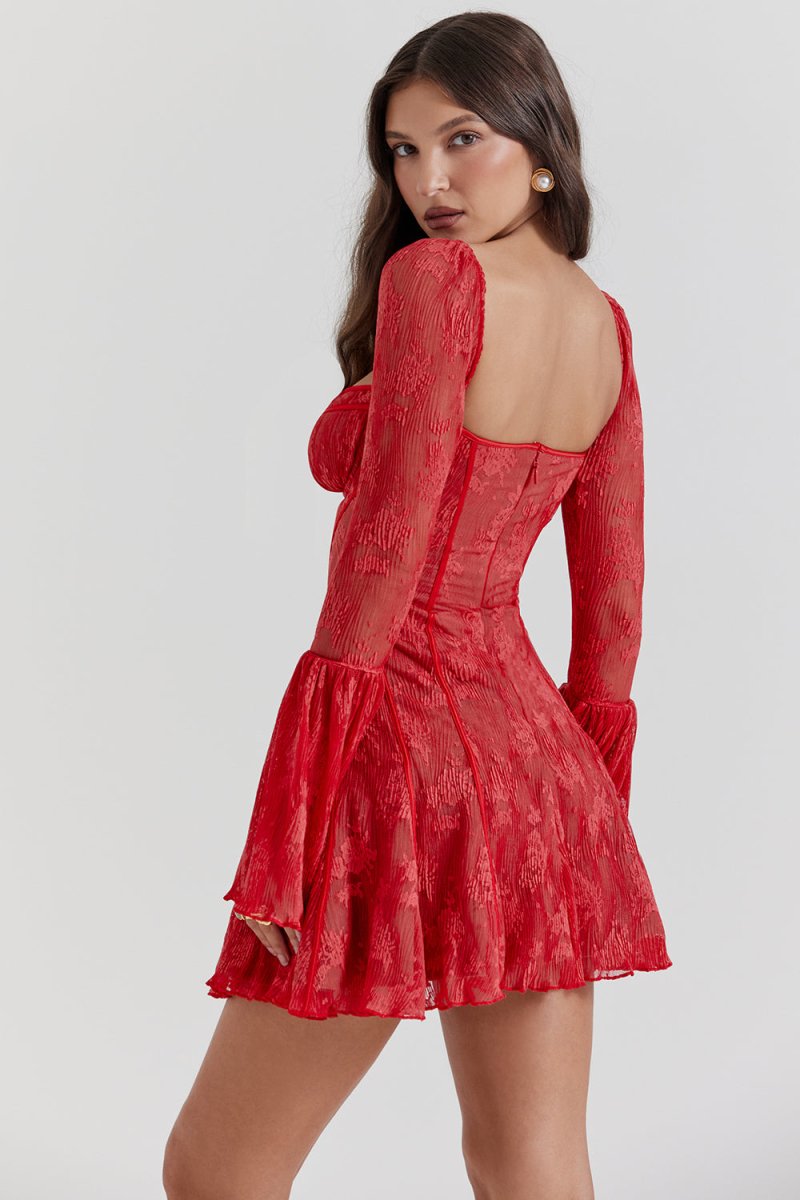 Vestido corset de encaje vintage para una silueta elegante