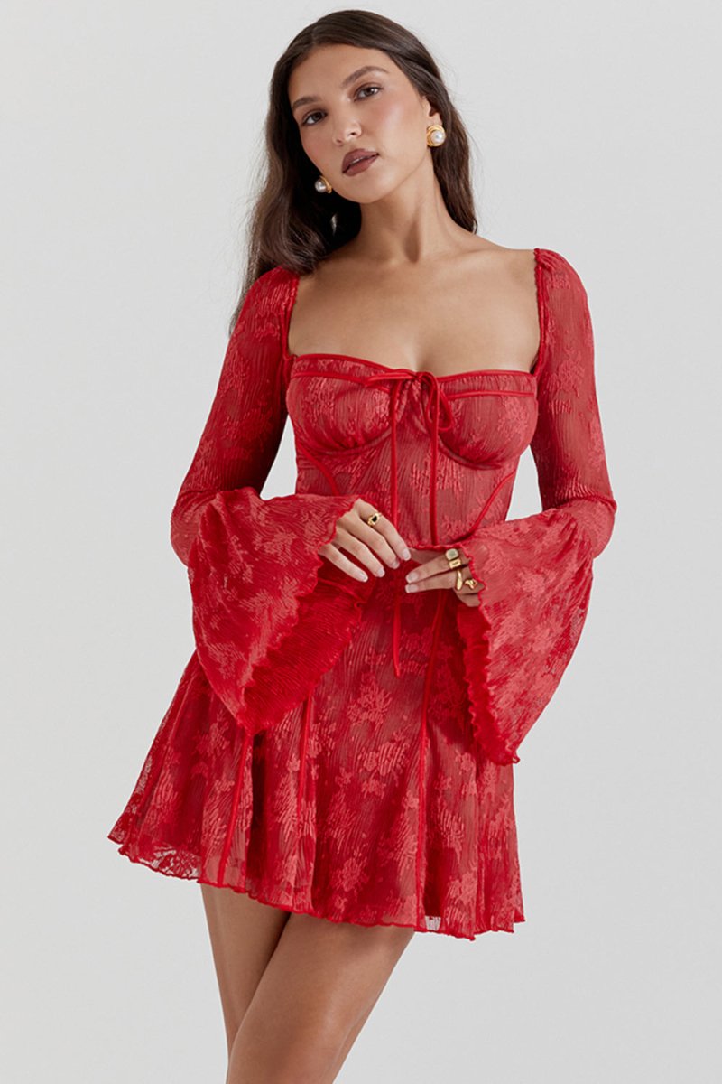 Vestido corset de encaje vintage para una silueta elegante