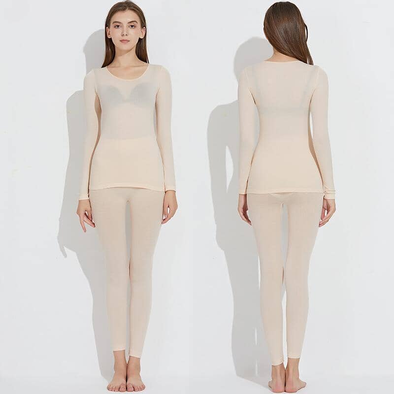 Elastic and seamless thermal underwear: Comfort and warmth