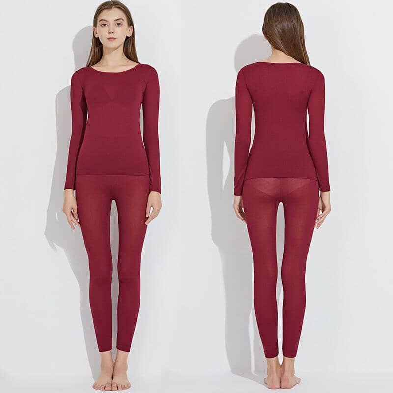 Elastic and seamless thermal underwear: Comfort and warmth