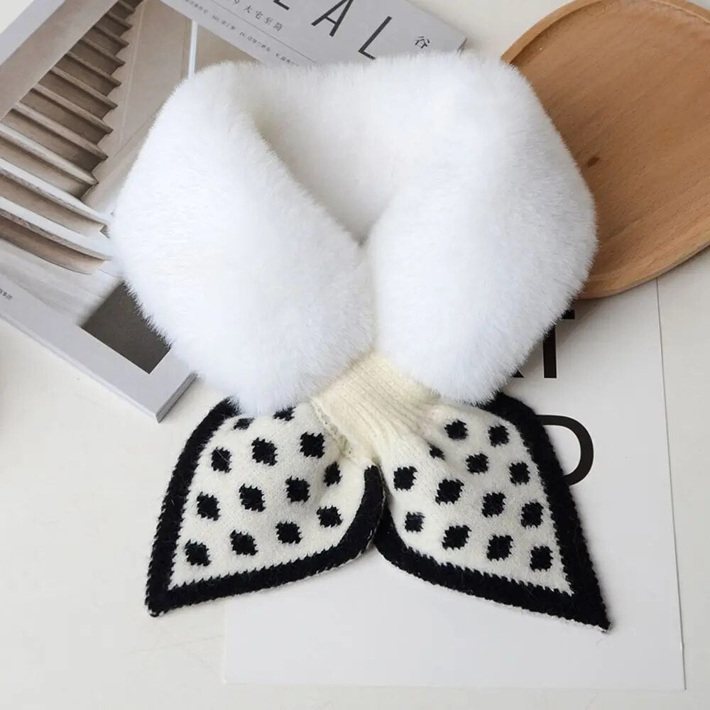 Tjock plyschscarf: säker värme och stil