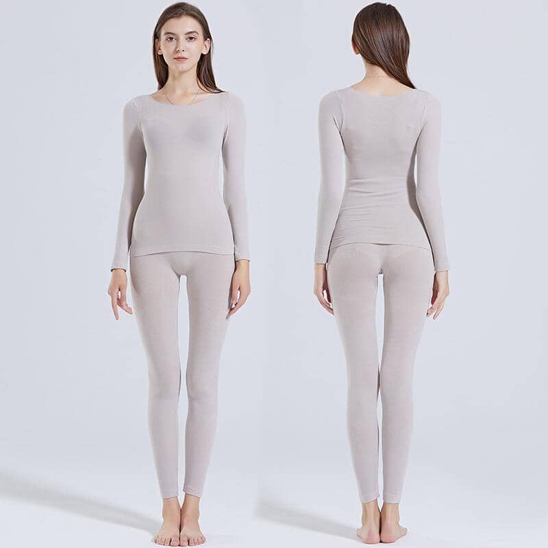 Elastic and seamless thermal underwear: Comfort and warmth