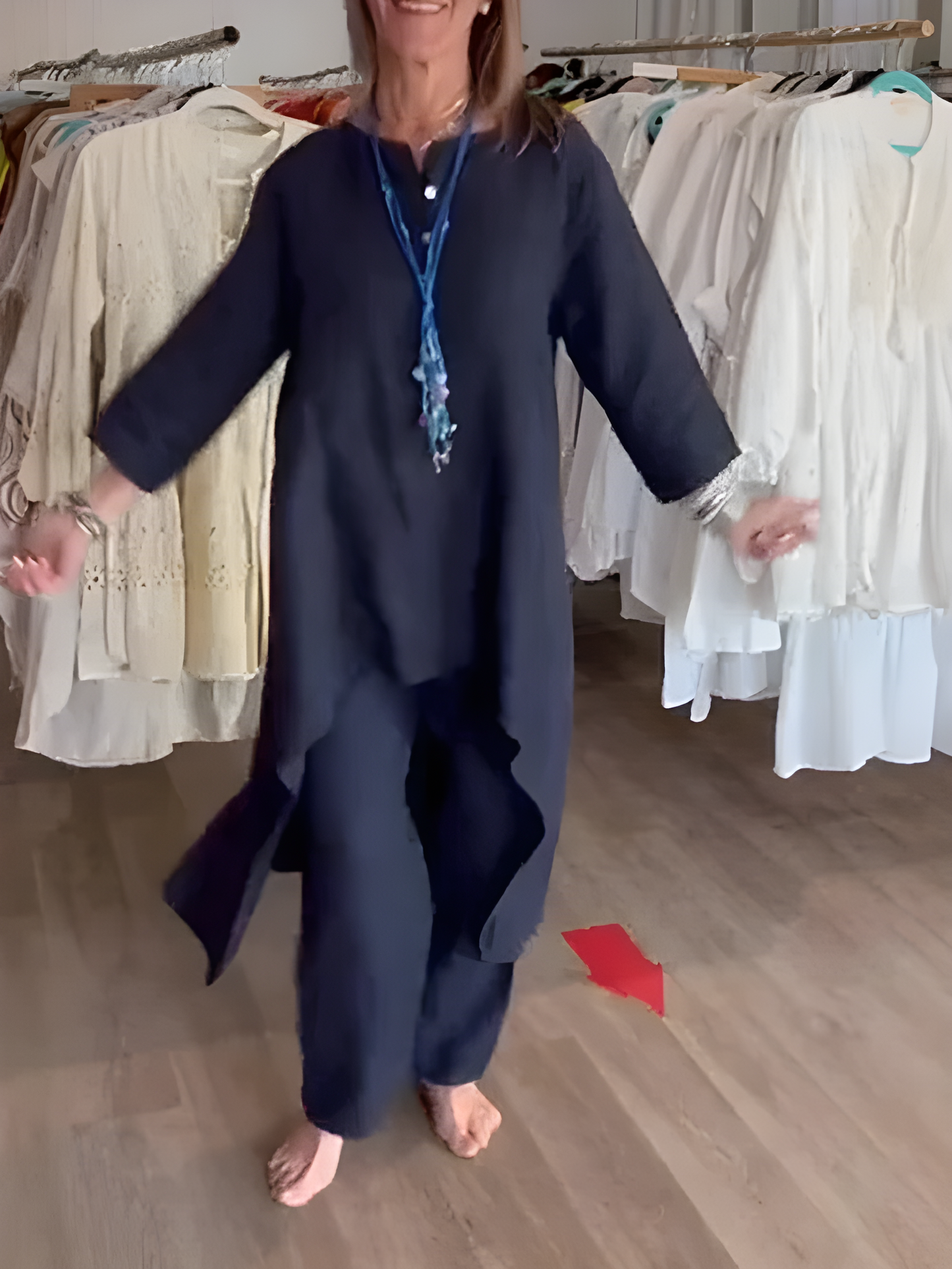Conjunto de pantalón de lino