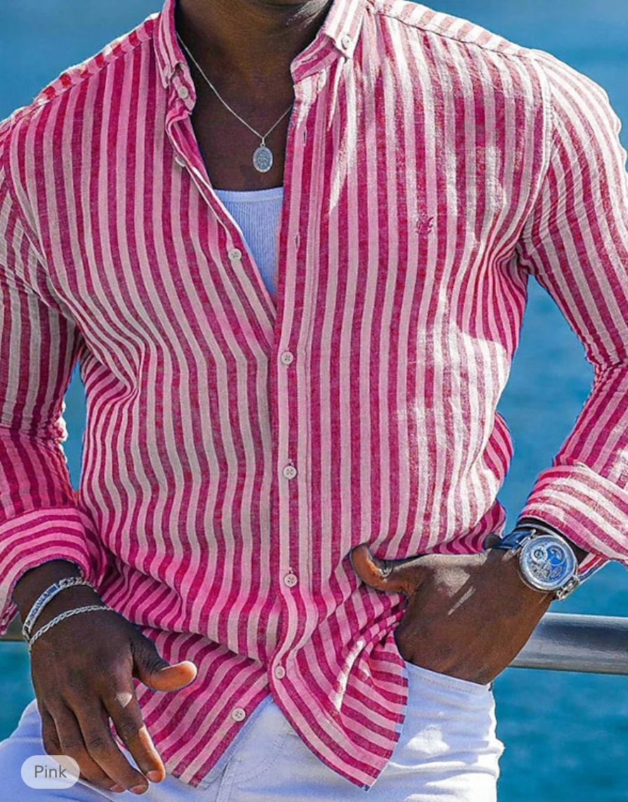 Alexis | Elegante camisa de polo con mangas largas