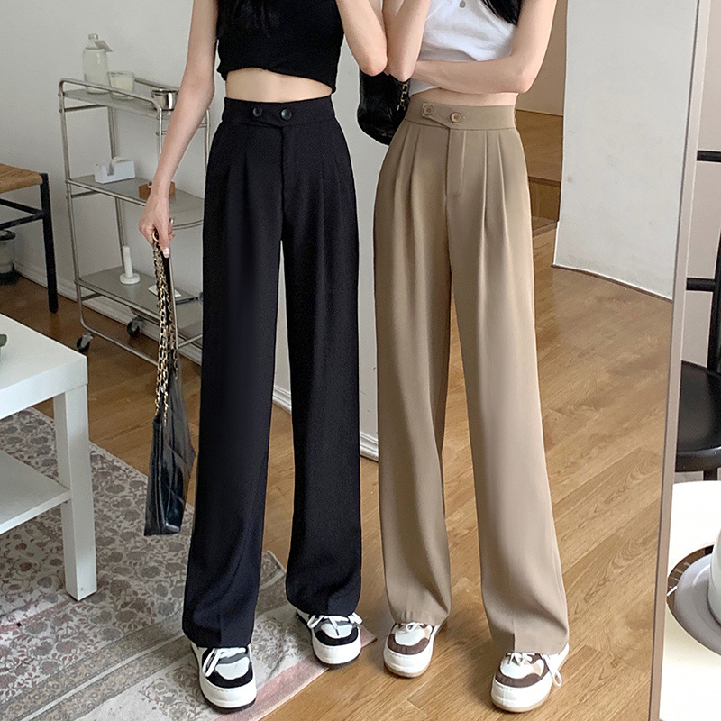 Katimy - High-waisted wide-leg pants