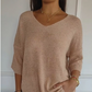 Maglione alto con scollo a V 