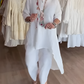 Linen pants suit set
