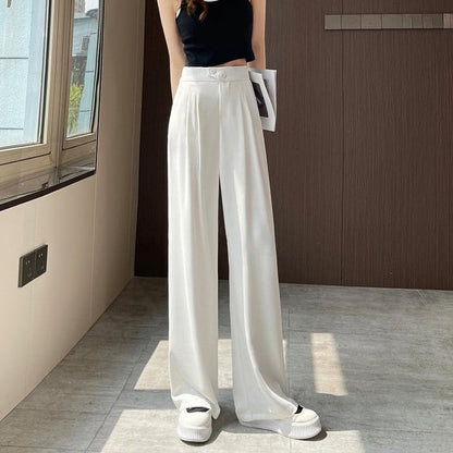 Katimy - High-waisted wide-leg pants